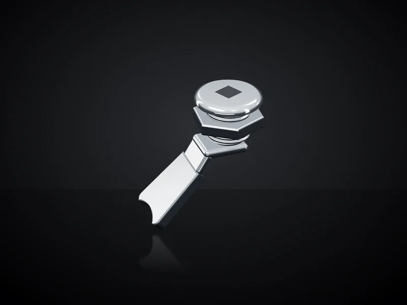 Cam Lock — Square Key — VERCHO enclosure hardware