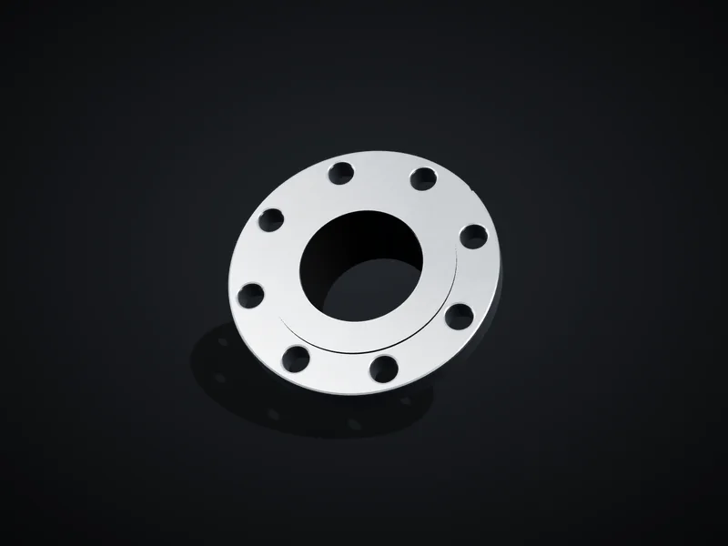 Stainless steel weld neck raised face flange