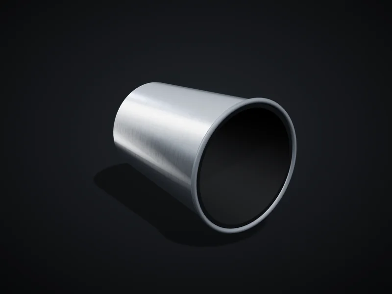 Stainless steel concentric butt-weld reducer